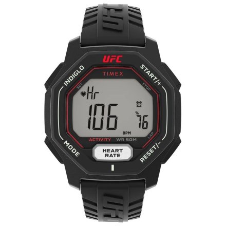 Timex UFC TW2V83800 Zegarek męski sportowy  z pulsometrem