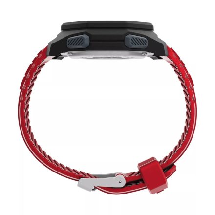 Timex UFC TW2V84000 Zegarek męski z czerwonym paskiem i funkcją pulsometru