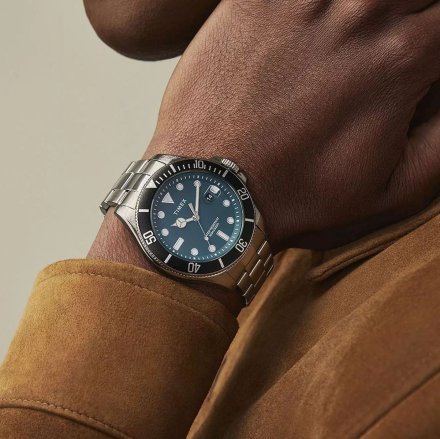 Timex Trend Harborside Coast TW2V91900 Zegarek męski srebrny na bransolecie 