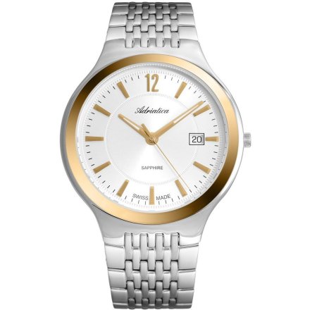 Szwajcarski zegarek męski Adriatica classic A8296.2153Q