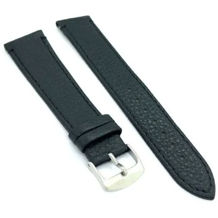 Czarny pasek 12 mm skórzany DILOY 86.12.1 + GRATIS dwa teleskopy i narzędzie