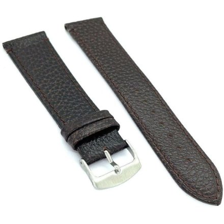 Brązowy pasek 19 mm skórzany DILOY 86.19.2 + GRATIS dwa teleskopy i narzędzie