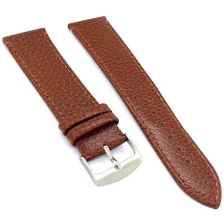 Brązowy pasek 19 mm skórzany DILOY 86.19.3 + GRATIS dwa teleskopy i narzędzie