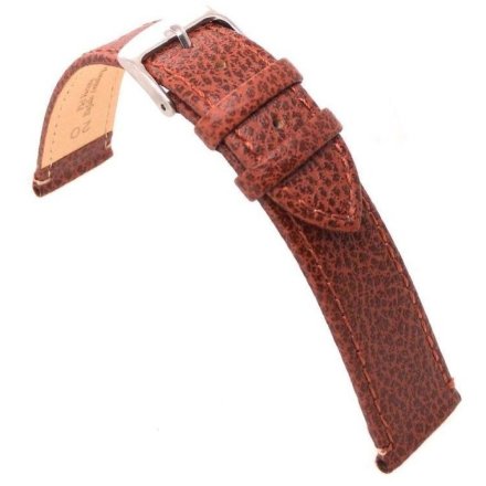 Brązowy pasek 19 mm skórzany DILOY 86.19.3 + GRATIS dwa teleskopy i narzędzie