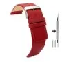 Bordowy pasek 22 mm skórzany DILOY 327.22.4 + GRATIS dwa teleskopy i narzędzie