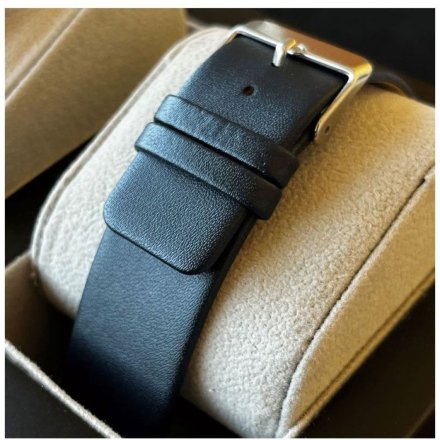 Granatowy pasek 26 mm skórzany DILOY 327.26.5 + GRATIS dwa teleskopy i narzędzie