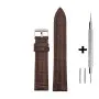 Brązowy pasek 16 mm skórzany DILOY 379.16.02 + GRATIS dwa teleskopy i narzędzie