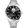 Srebrny zegarek męski Adriatica Open Heart Automatic A8277.5114AO