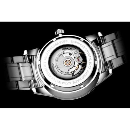 Srebrny zegarek męski Adriatica Open Heart Automatic A8277.5114AO