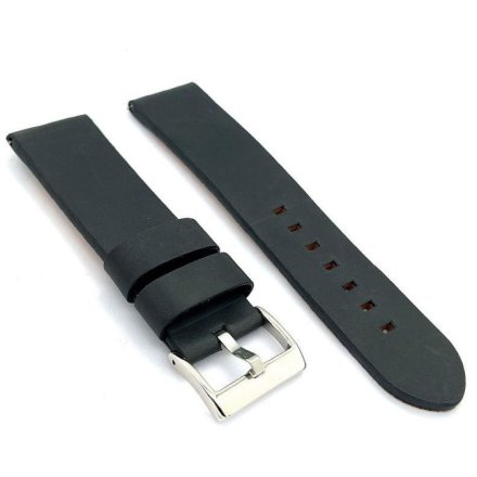 Czarny pasek 26 mm skórzany DILOY 383.26.01 + GRATIS dwa teleskopy i narzędzie