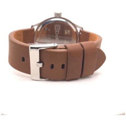 Jasnobrązowy pasek 26 mm skórzany DILOY 383.26.03 + GRATIS dwa teleskopy i narzędzie