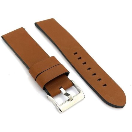 Jasnobrązowy pasek 26 mm skórzany DILOY 383.26.03 + GRATIS dwa teleskopy i narzędzie