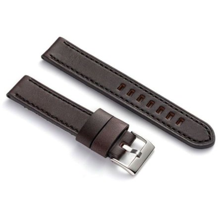 Brązowy pasek 18 mm skórzany DILOY 384.18.89 + GRATIS dwa teleskopy i narzędzie