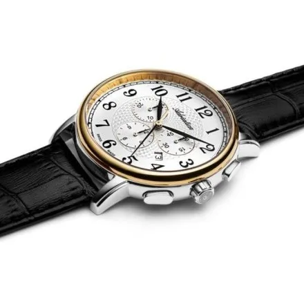 Srebrny zegarek męski Adriatica  Classic z chronografem A8256.2223CH