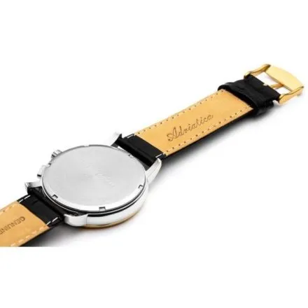 Srebrny zegarek męski Adriatica  Classic z chronografem A8256.2223CH