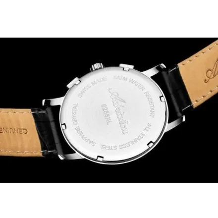 Srebrny zegarek męski Adriatica  Classic z chronografem A8256.2223CH