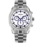 Srebrny zegarek męski Adriatica z chronografem A8210.51B3CH 