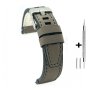 Szary pasek 24 mm skórzany DILOY 414.24.07 + GRATIS dwa teleskopy i narzędzie