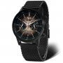 Zegarek Vostok Europe Gaz-14 Limousine VK64-560C691B czarny na bransolecie typu mesh