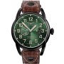 Zegarek Męski Aviator Swiss Made V.3.18.5.313.4 Bristol Scout 1264 czarny z zieloną tarczą