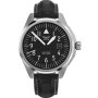 Zegarek Męski Aviator Swiss Made V.1.38.0.315.4 Aviator Airacobra 43 Type A srebrny z czarnym paskiem