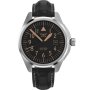 Zegarek Męski Aviator Swiss Made V.1.38.0.316.4 Aviator Airacobra 43 Type A srebrny z czarną tarczą