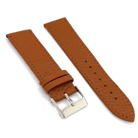 Jasnobrązowy pasek 16 mm skórzany DILOY 178.16.3 + GRATIS dwa teleskopy i narzędzie