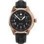 Zegarek Męski Aviator Swiss Made V.1.38.2.315.4 Aviator Airacobra 43 Type A różowozłoty z czarnym paskiem
