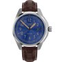 Zegarek Męski Aviator Swiss Made V.1.38.0.326.4 Aviator Airacobra 43 Type B z granatową tarczą i różowozłotymi detalami