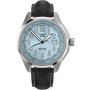 Zegarek Męski Aviator Swiss Made V.1.38.0.328.4 Aviator Airacobra 43 Type B srebrny z błękitną tarczą