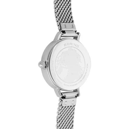 Bering Classic zegarek damski  11022-014 srebrny na bransoletce mesh