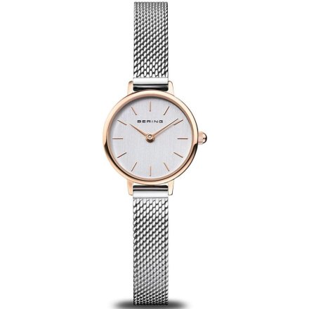 Bering Classic zegarek damski 11022-064-LOVELY-2-GWP srebrny z bransoletką w zestawie