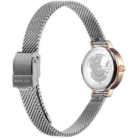 Bering Classic zegarek damski 11022-064-LOVELY-2-GWP srebrny z bransoletką w zestawie