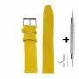 Żółty pasek 12 mm skórzany DILOY P350.12.10 + GRATIS dwa teleskopy i narzędzie