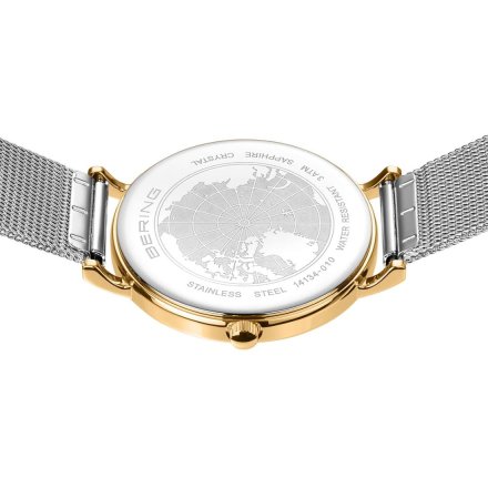 Zegarek Bering Classic 13434-014 damski w srebrno-złotym wydaniu