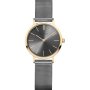 Zegarek Bering Classic 14129-232 damski grafitowy ze złotymi detalami