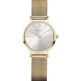Zegarek Bering Classic 14129-330 damski złoty ze srebrną tarczą