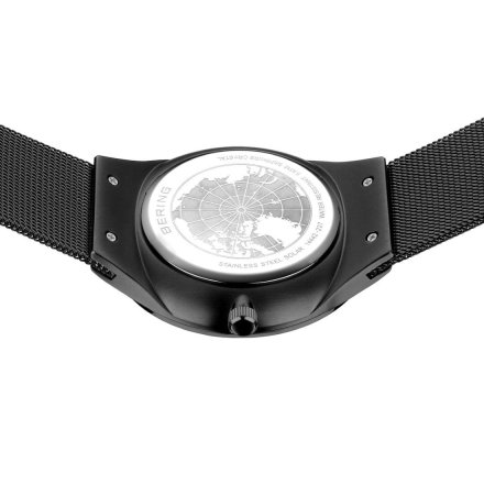 Zegarek  Bering 14442-227 męski solarny czarny na bransolecie