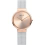 Zegarek Bering Classic 14531-266 różowozłoty ze srebrną bransoletą
