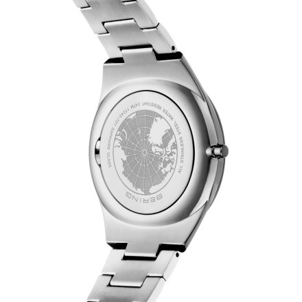 Zegarek Bering ULTRA SLIM 17240-708 męski srebrny z zieloną tarczą