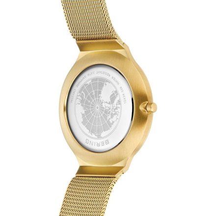Zegarek Bering Ultra Slim 18434-336 złoty z różową tarczą