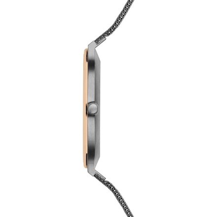 Zegarek Bering Ultra Slim 18434-369 szary z różowozłotymi detalami