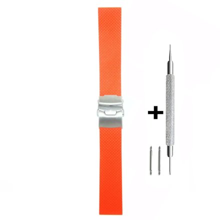Pomarańczowy pasek 20 mm z tworzywa DILOY S251.20.12 + GRATIS dwa teleskopy i narzędzie