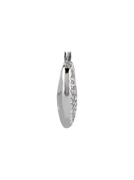 Guess CRAZY IN LOVE srebrne kolczyki serca retro vintage JUBE05207JW