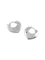 Guess CRAZY IN LOVE srebrne kolczyki serca retro vintage JUBE05207JW