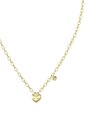Guess CRAZY IN LOVE złoty naszyjnik zawieszka serce JUBN05216JW