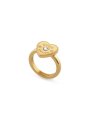 Guess AMORE złoty pierścionek z kryształkami r.16 JUBR05059JW
