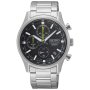 Seiko zegarek męski z chronografem sportowo-elegancki SSB419P1