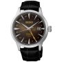 Seiko Presage SSK039J1 elegancki zegarek automatyczny GMT brązowy