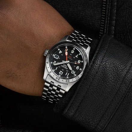 Seiko 5 Sports Automatic GMT SSK023K1 zegarek męski automatyczny czarny